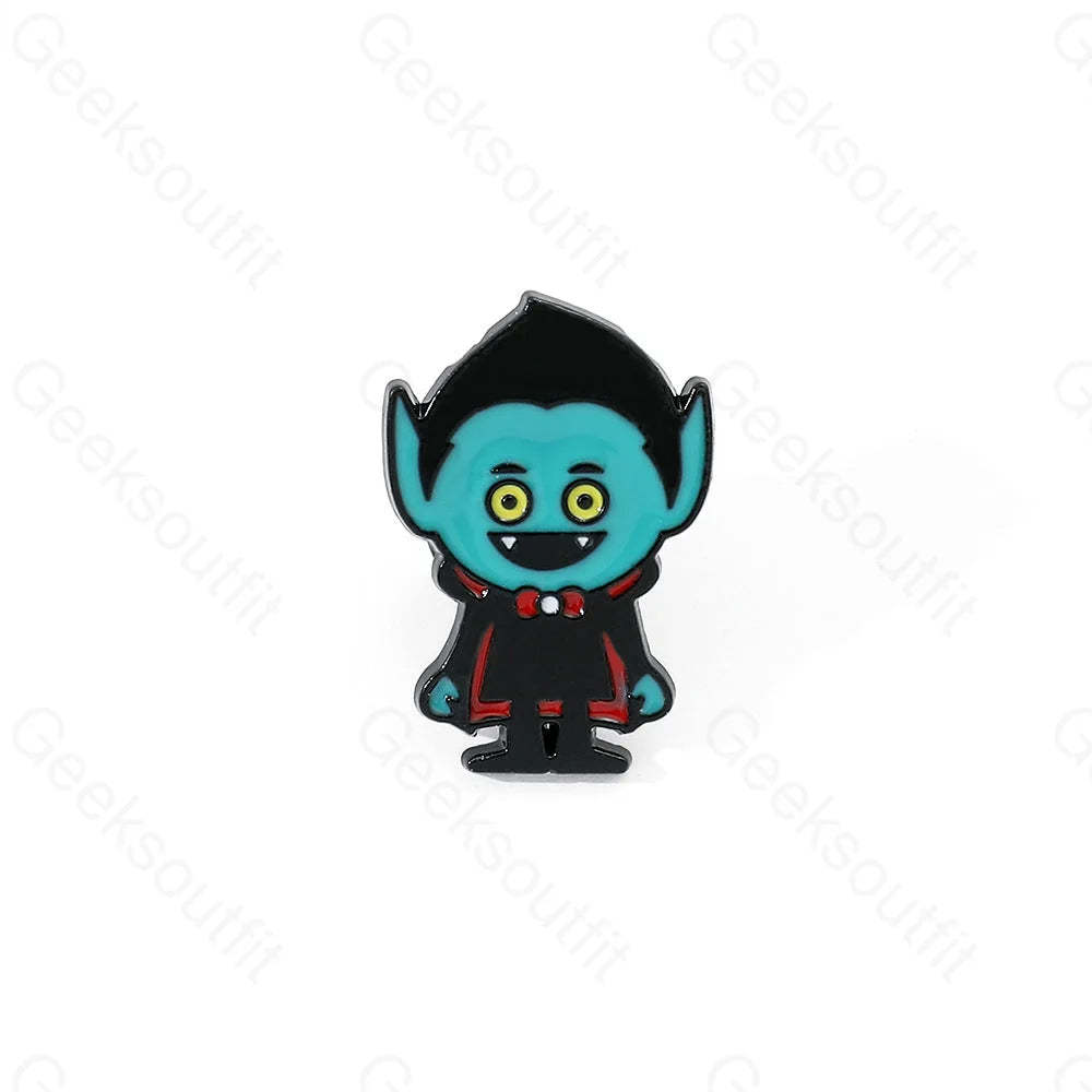 Cartoon Personality Spooky Halloween Pins Xz3071-4
