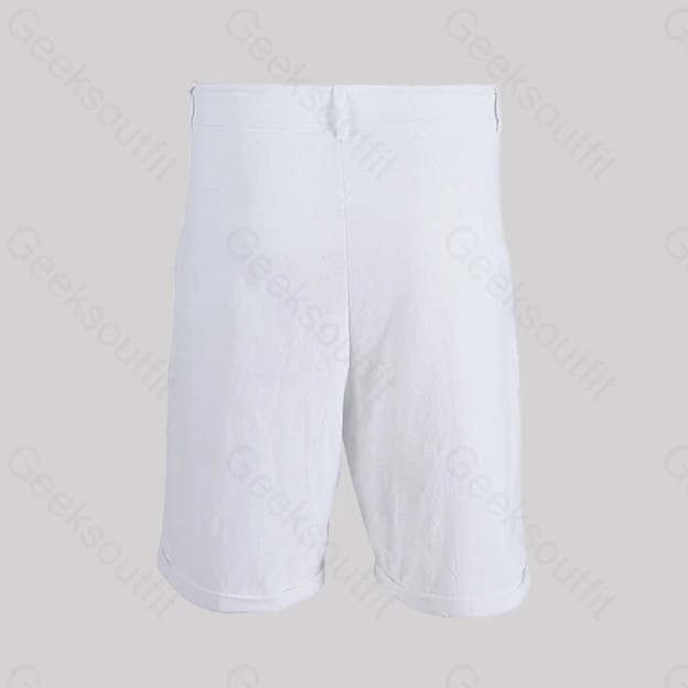 Casual Cotton And Linen Lace Up Geek Shorts