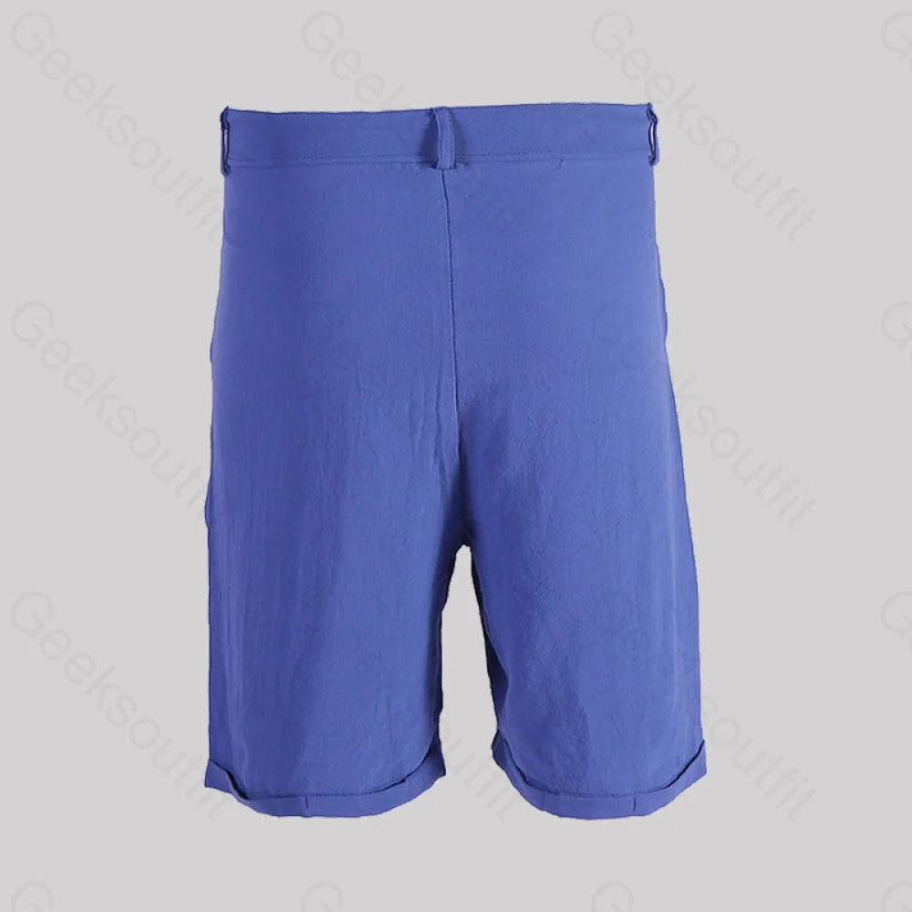 Casual Cotton And Linen Lace Up Geek Shorts