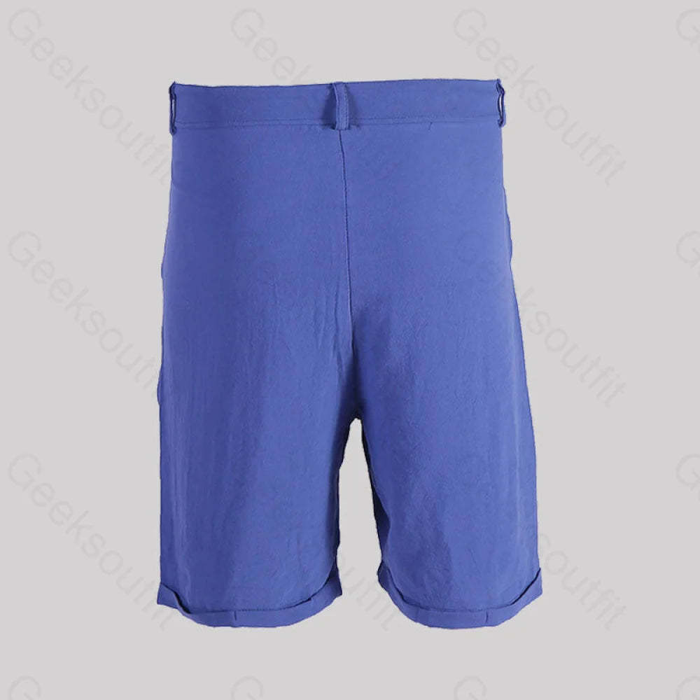Casual Cotton And Linen Lace Up Geek Shorts