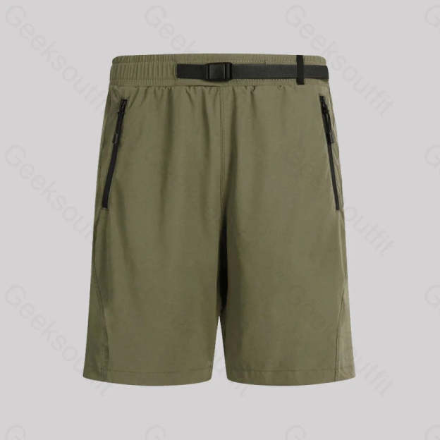 Casual Fashion Geek Shorts Army Green B69D / M