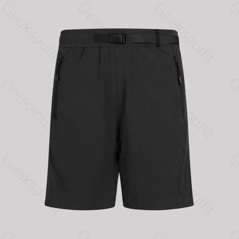 Casual Fashion Geek Shorts Black B69D / M