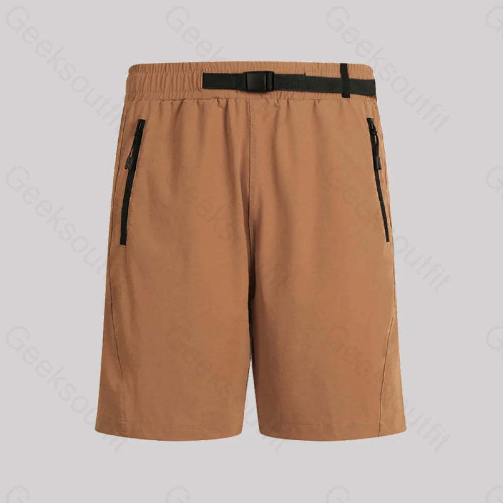 Casual Fashion Geek Shorts Dark Khaki B69D / M