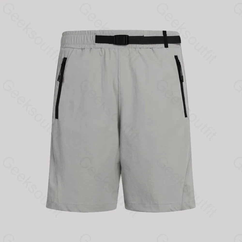 Casual Fashion Geek Shorts Light Grey B69D / M