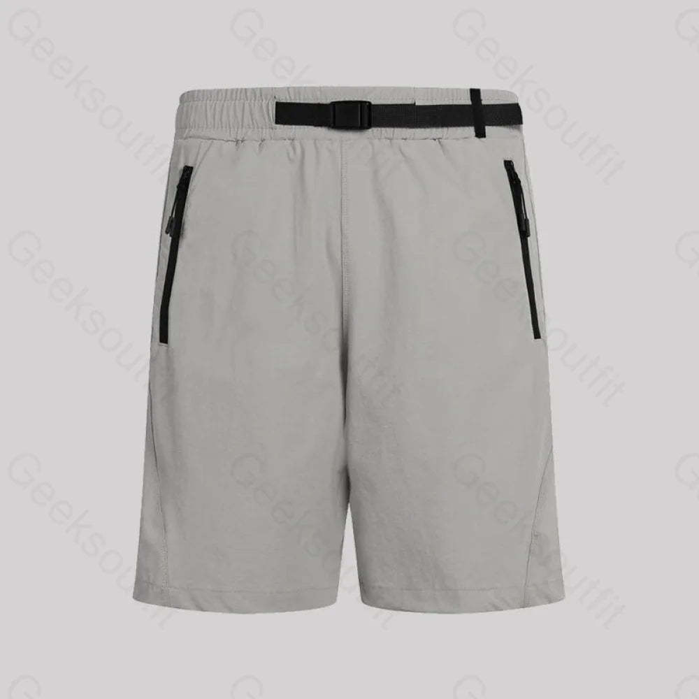 Casual Fashion Geek Shorts Light Grey B69D / M
