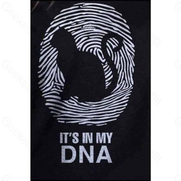 Cat Is In My DNA T-Shirt - Geeksoutfit