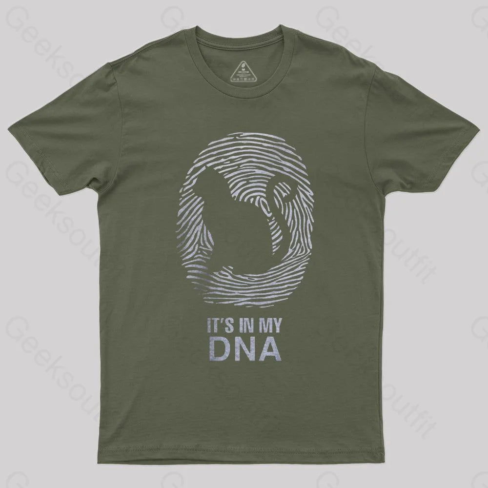 Cat Is In My DNA T-Shirt - Geeksoutfit