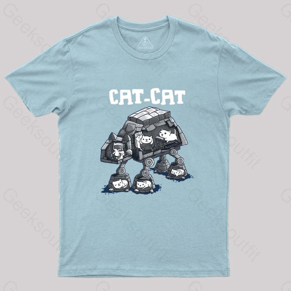 Cat-Cat T-Shirt Light Blue / S