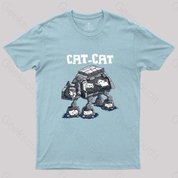 Cat-Cat T-Shirt Light Blue / S