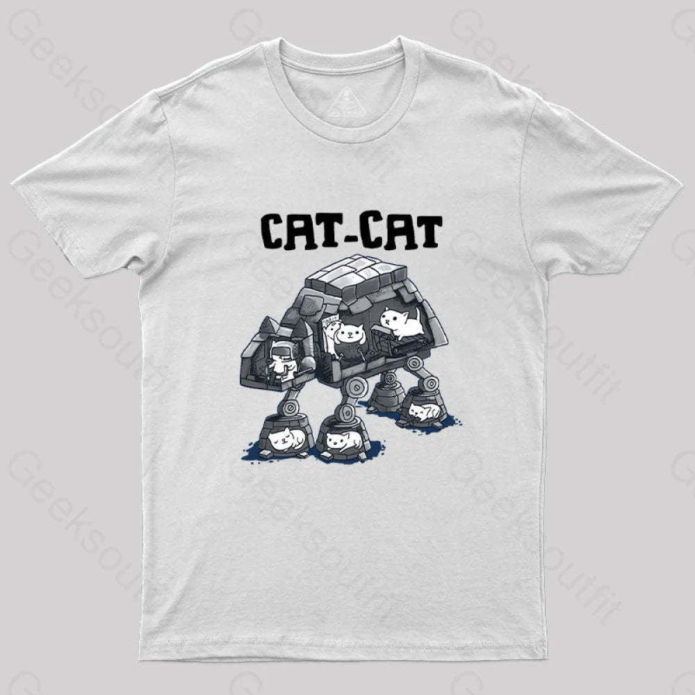 Cat-Cat T-Shirt White / S