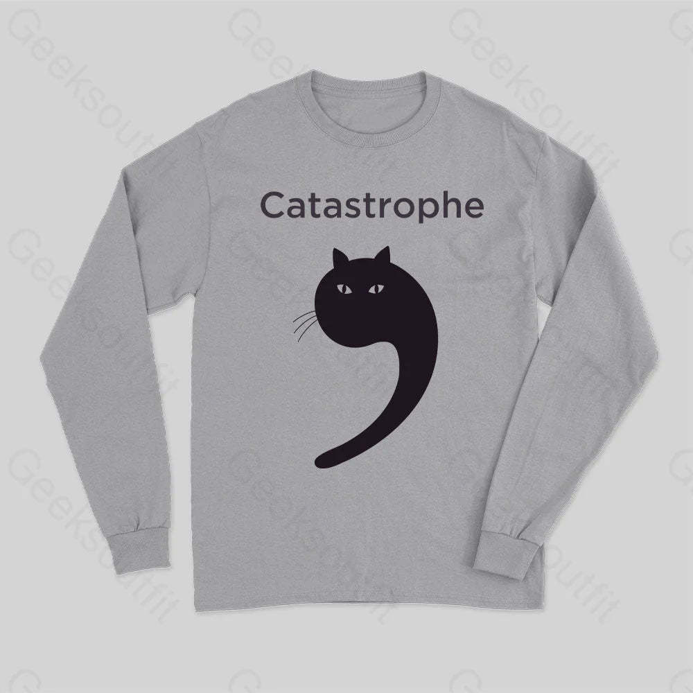 Catastrophe Long Sleeve T-Shirt Grey / S