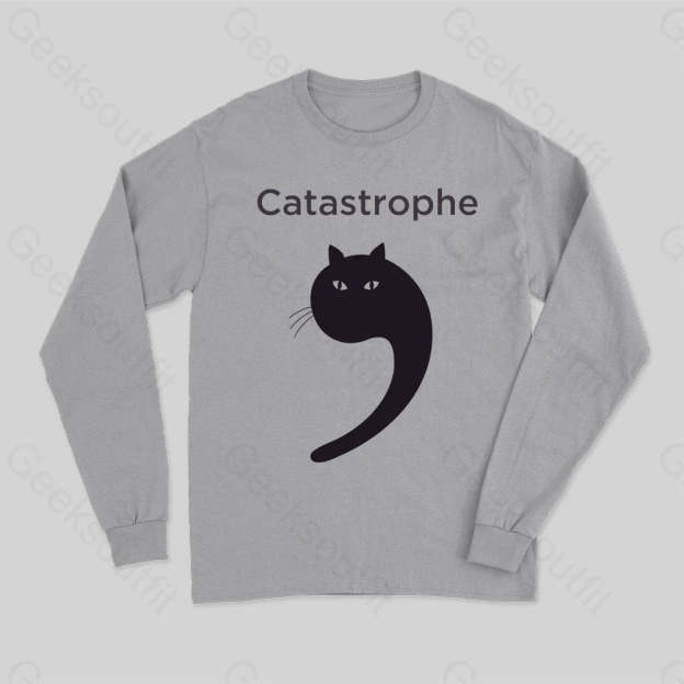 Catastrophe Long Sleeve T-Shirt Grey / S