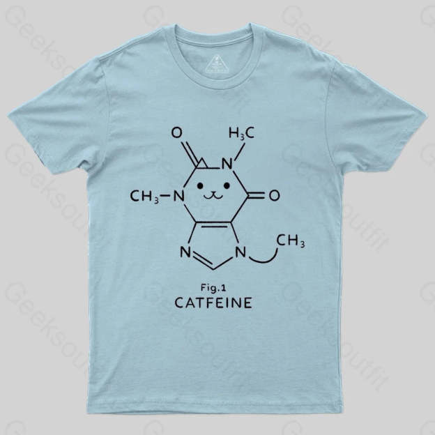 Catfeine Molecule T-shirt - Geeksoutfit
