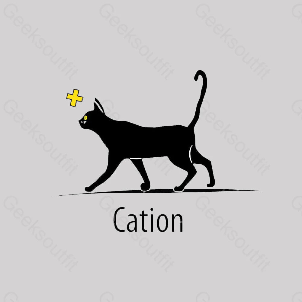 Cation Cat Ion Plus Nerd T-Shirt