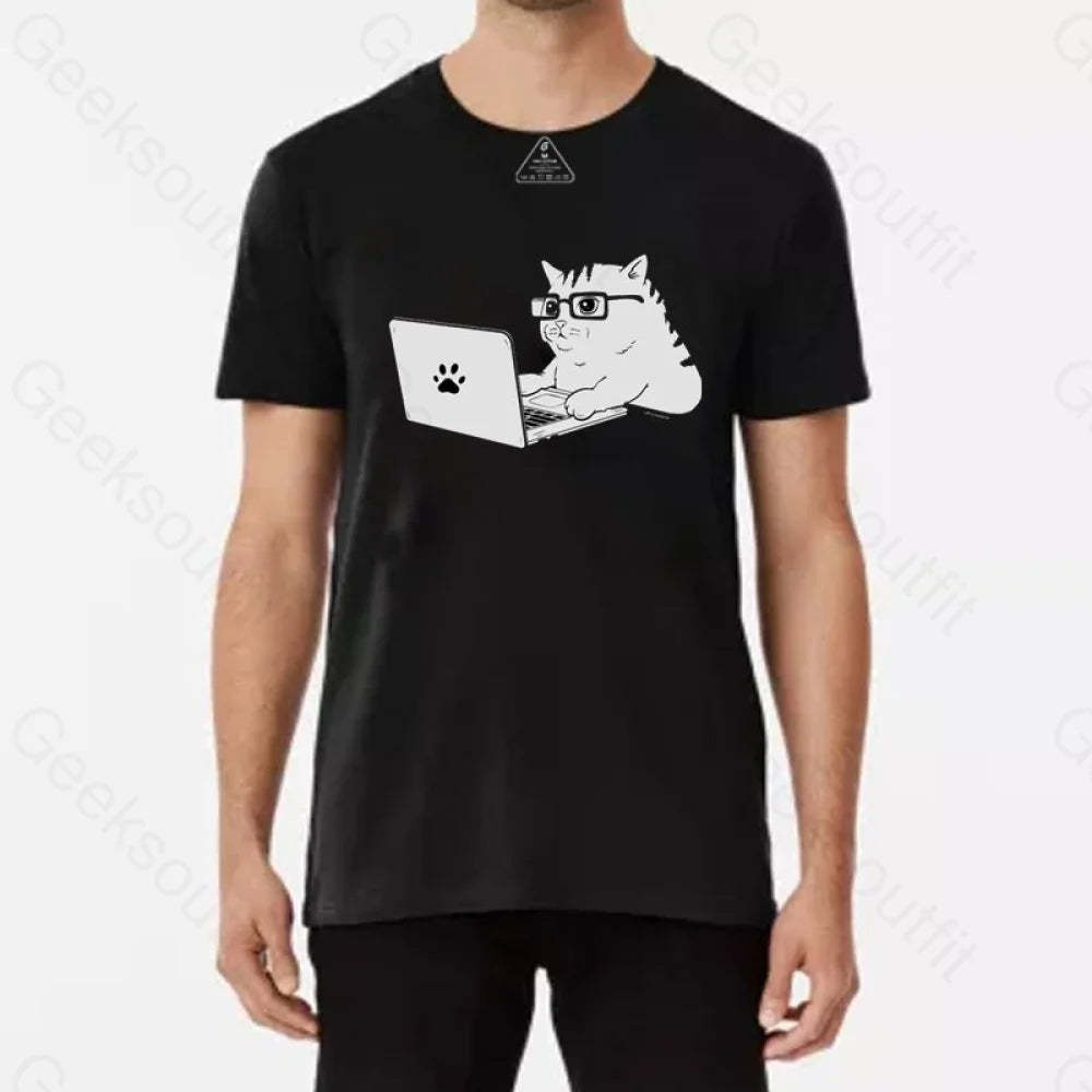 Cats & Computers Geek T-Shirt - Geeksoutfit