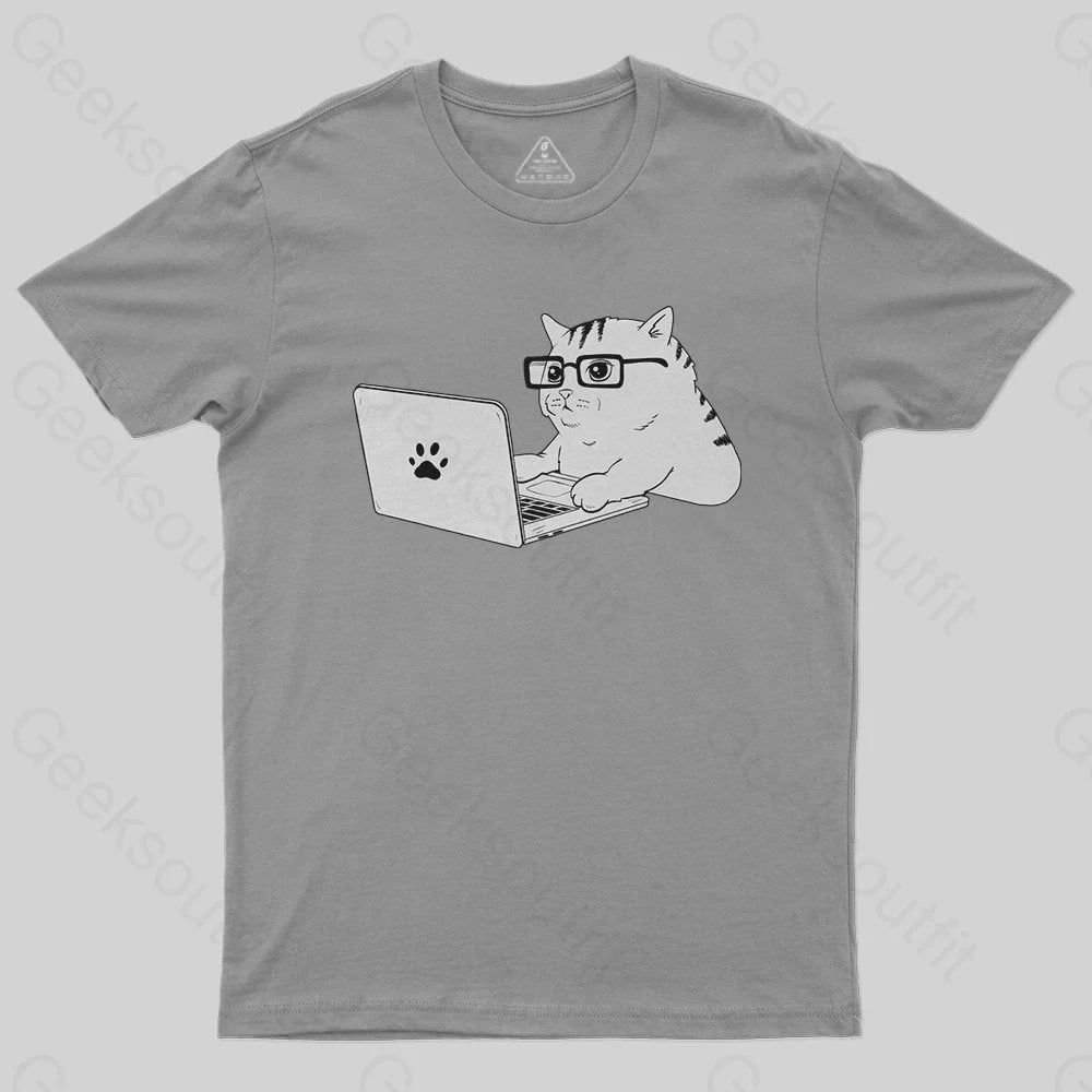 Cats & Computers Geek T-Shirt - Geeksoutfit