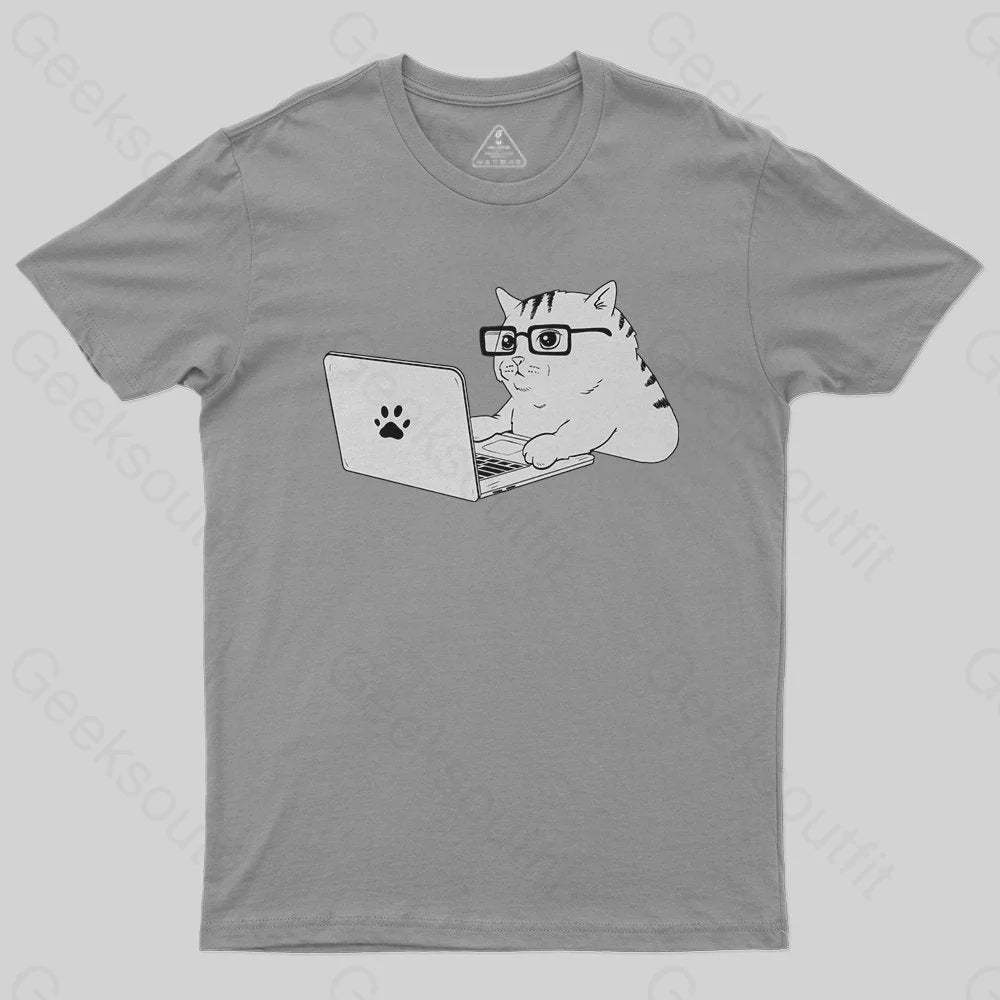 Cats & Computers Geek T-Shirt - Geeksoutfit