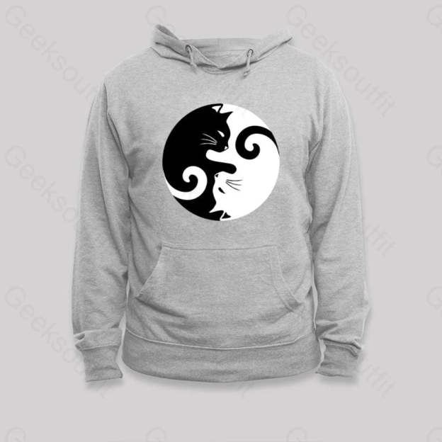 Cats Rule Hoodie Grey / S