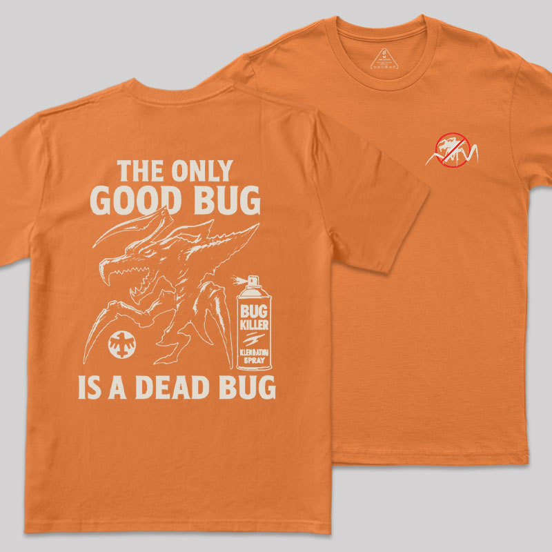 A Dead Bug Front and Back Printed Geek T-Shirt