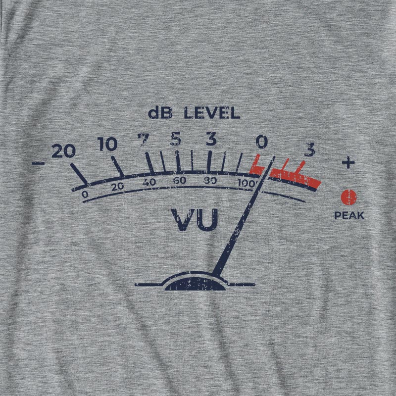 Volume VU Meter Vintage Ultra Soft Heather Tee