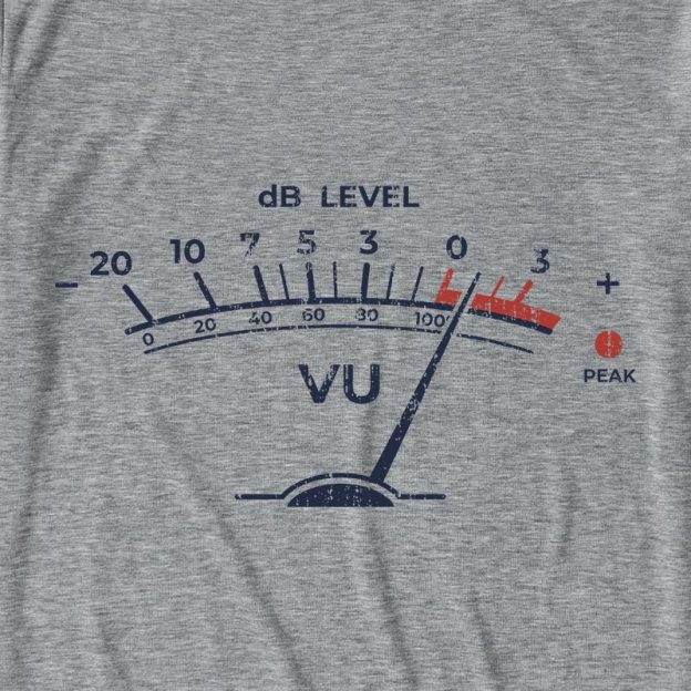 Volume VU Meter Vintage Ultra Soft Heather Tee