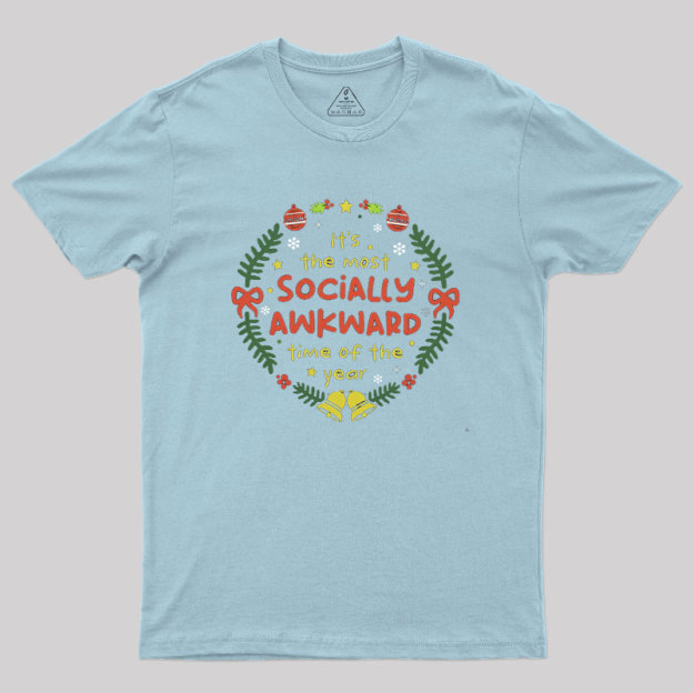 Socially Awkward Christmas Geek T-Shirt