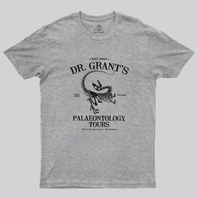Dr. Grant��s Fossil Tours Geek T-Shirt