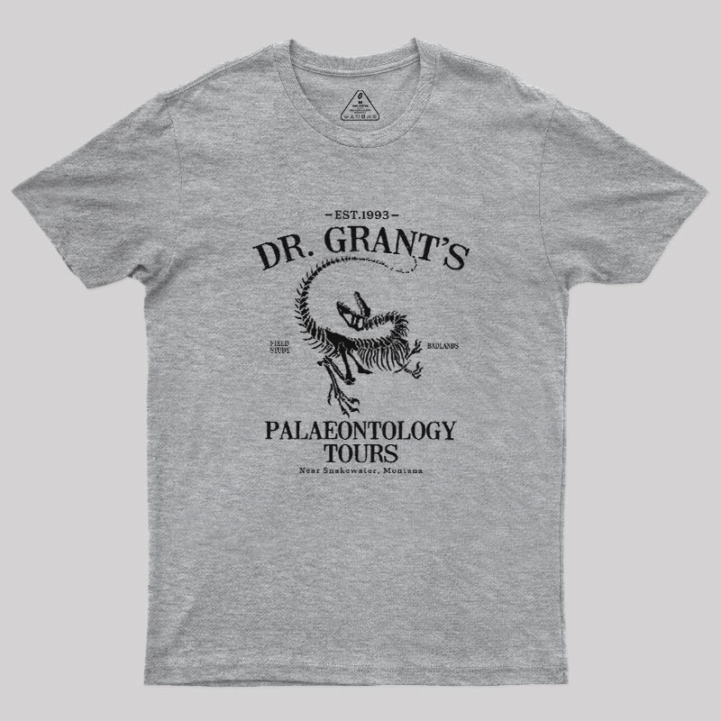 Dr. Grant��s Fossil Tours Geek T-Shirt