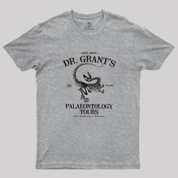 Dr. Grant��s Fossil Tours Geek T-Shirt
