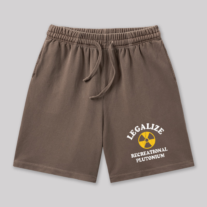 Legalize Recreational Plutonium Geeky Washed Shorts