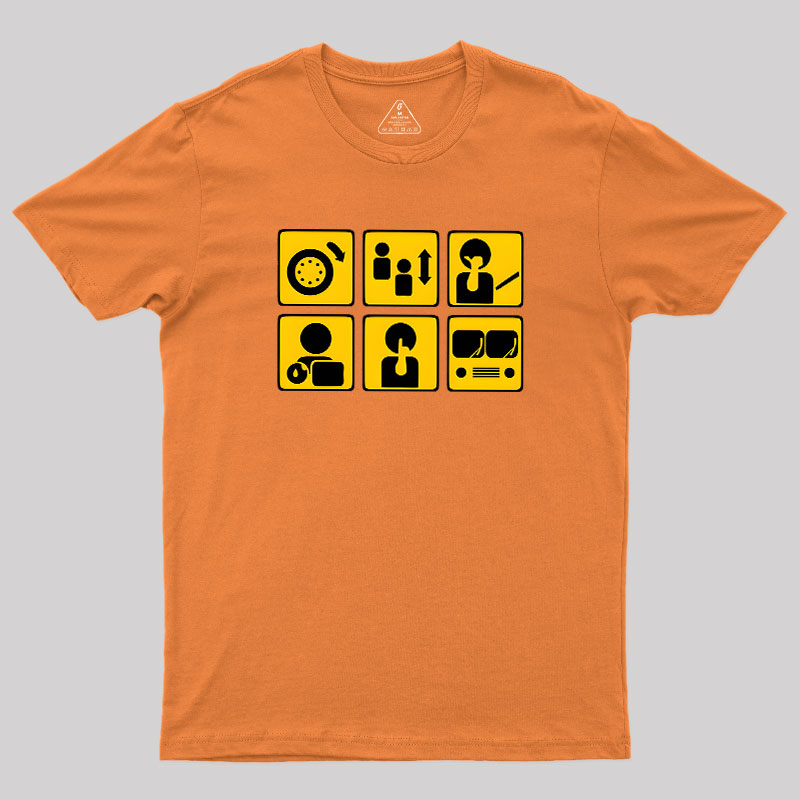 People On The Bus Geek T-Shirt