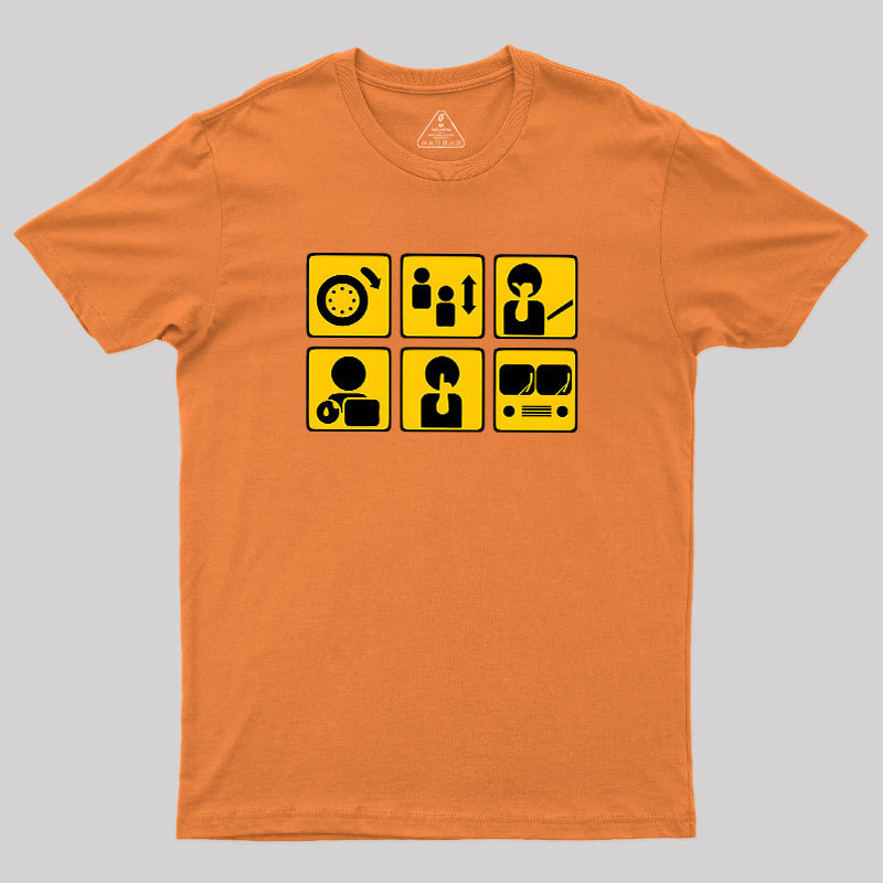 People On The Bus Geek T-Shirt