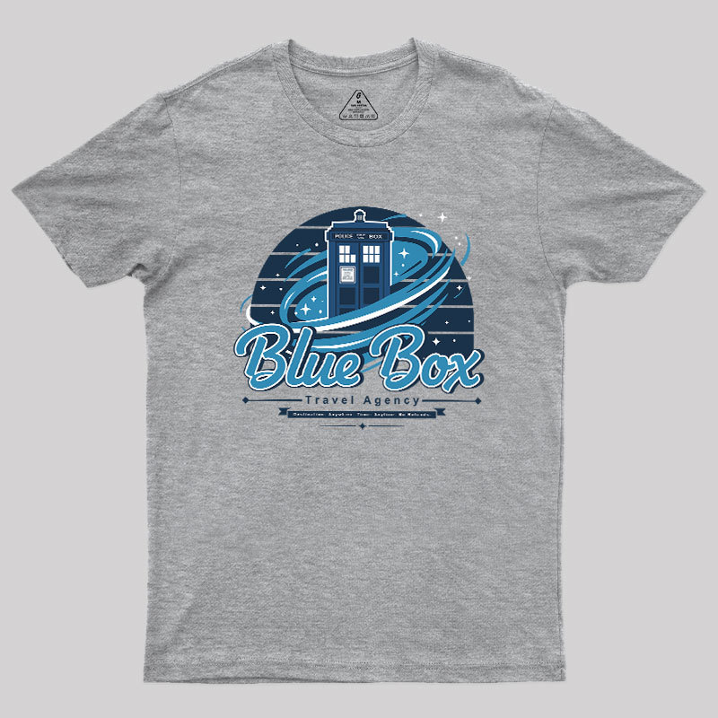 Blue Box Travel Agency Geek T-Shirt