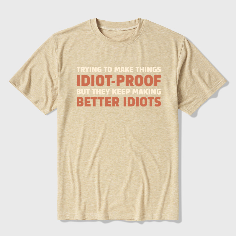 Idiot-Proof Paradox Ultra Soft Heather Tee