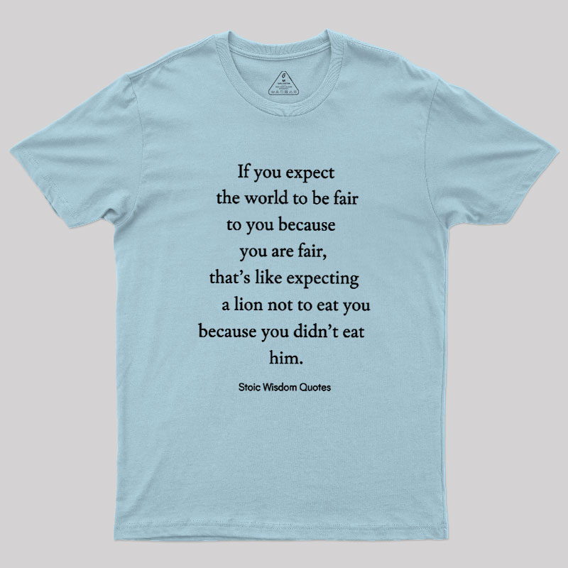 Stoic Wisdom Quotes Geek T-Shirt
