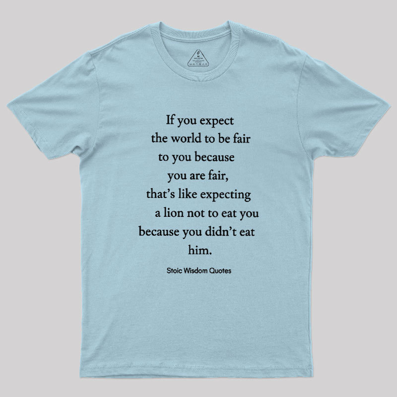 Stoic Wisdom Quotes Geek T-Shirt
