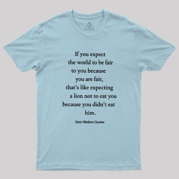 Stoic Wisdom Quotes Geek T-Shirt