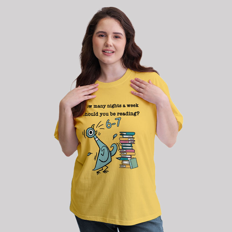 How Many Nights A Week Should You Be Reading Geek T-Shirt