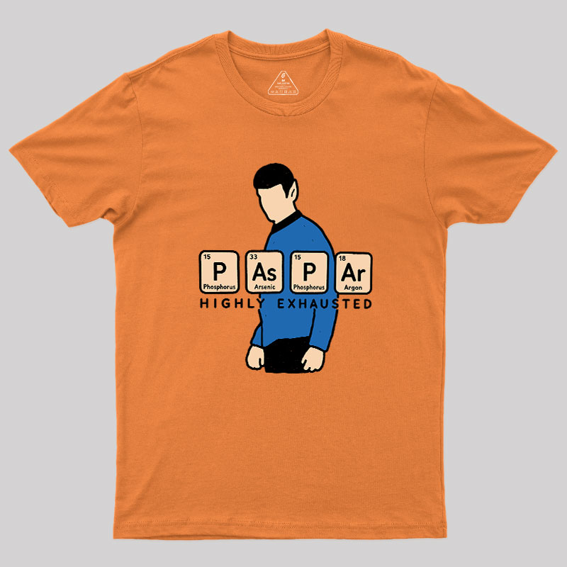 Exhausted Spock Geek T-Shirt