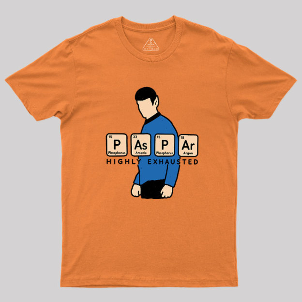 Exhausted Spock Geek T-Shirt
