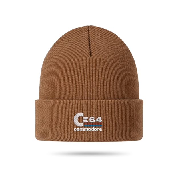 Commodore 64 Geek Embroidered Beanie
