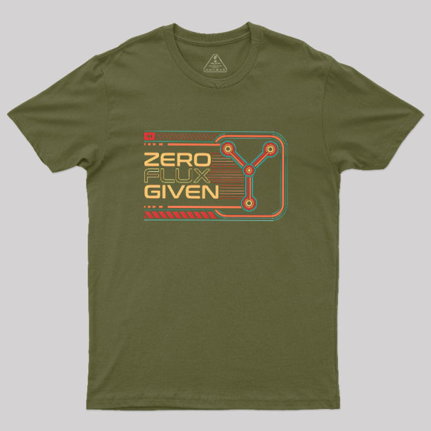Zero Flux Given Retro Tech Geek T-Shirt