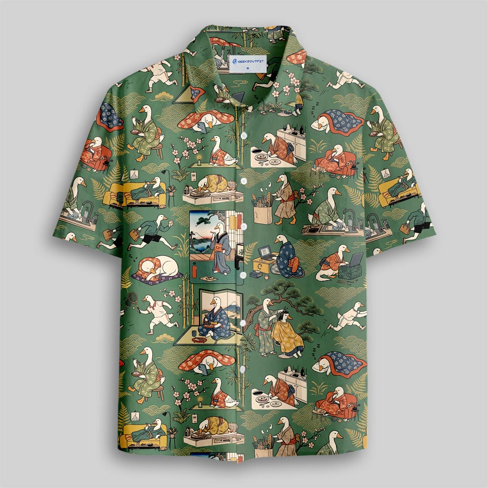 Goose Side Story Button Up Pocket Shirt