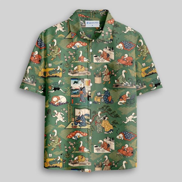 Goose Side Story Button Up Pocket Shirt