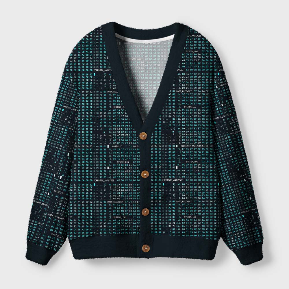 Data Matrix Geek Ugly Cardigan Sweaters