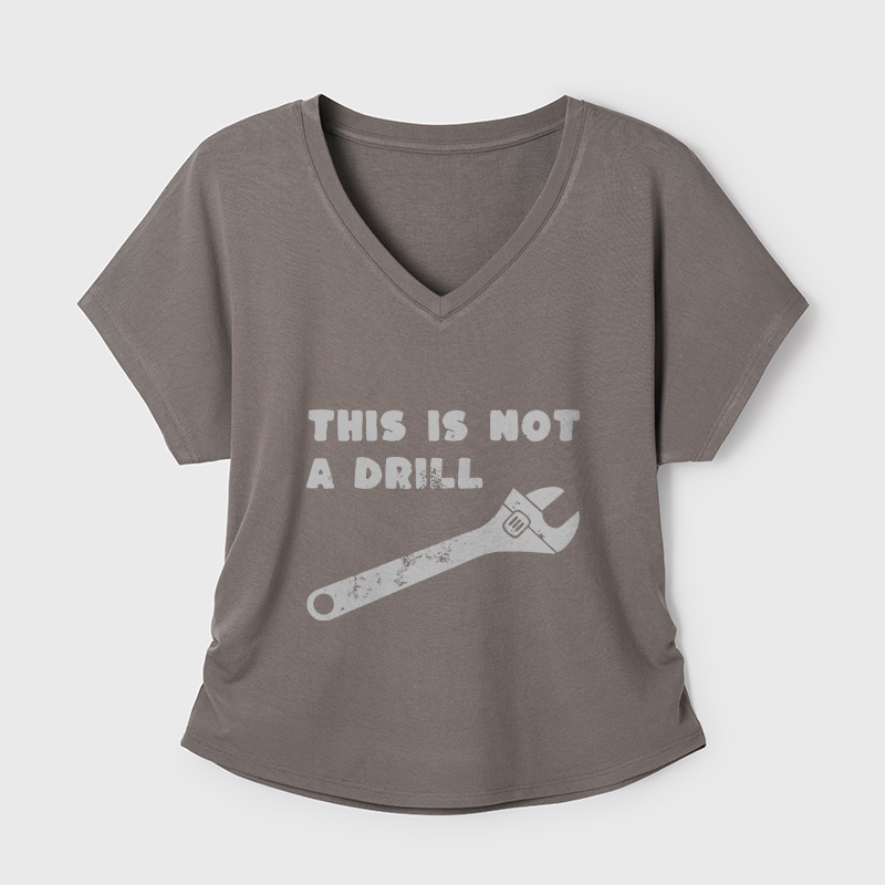 Doing It Live Geek Dolman Sleeve V-Neck Shirt