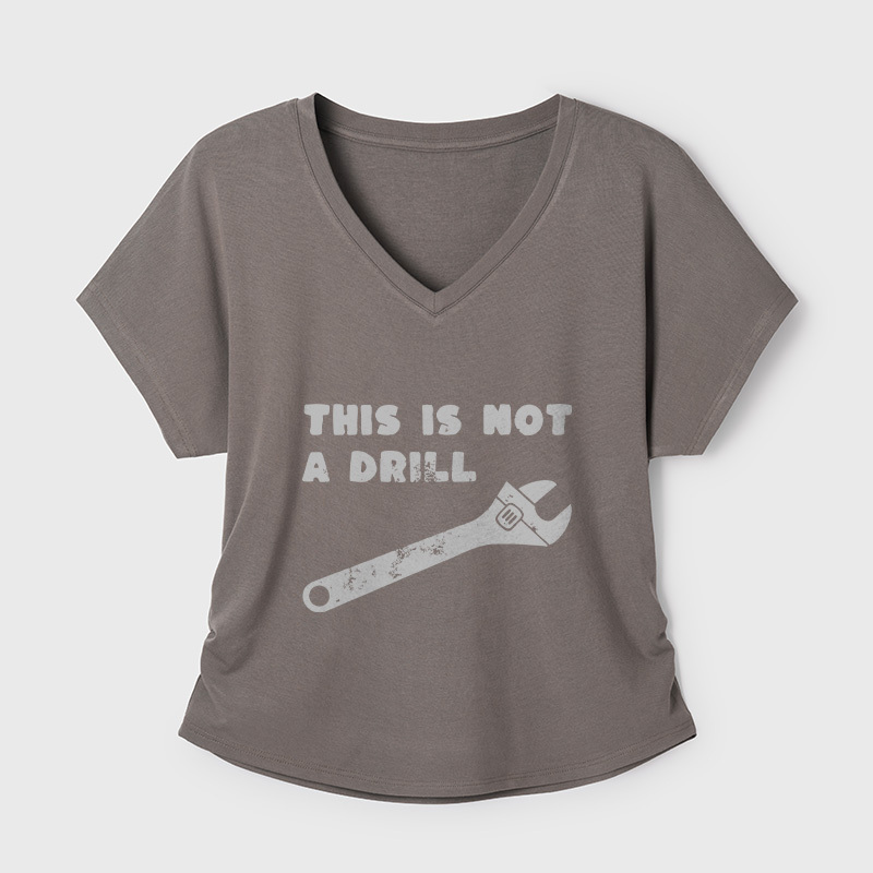 Doing It Live Geek Dolman Sleeve V-Neck Shirt