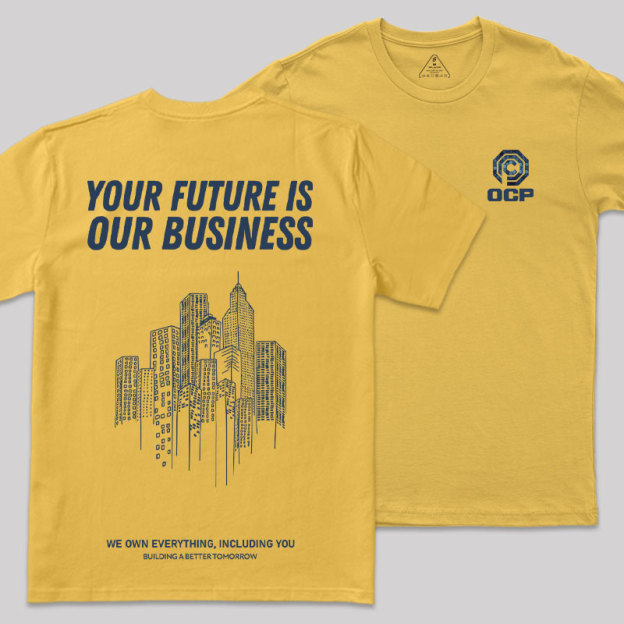 Robocop OCP Front and Back Printing Geek T-Shirt