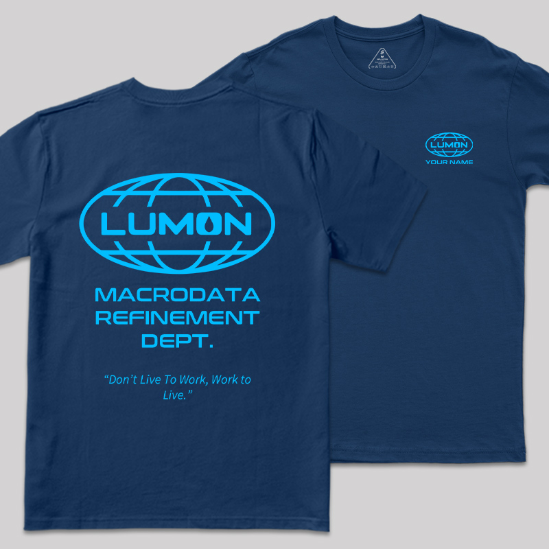 Personalized Lumon Scifi Front and Back Printing Geek T-Shirt