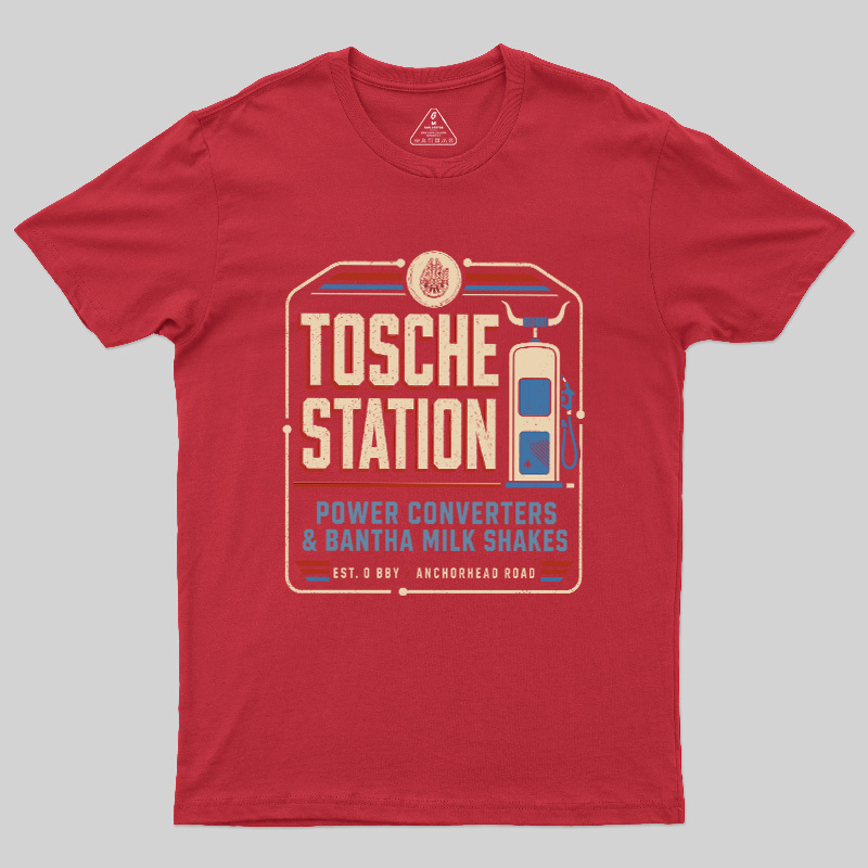 Space Gas Station Power Converter Geek T-Shirt